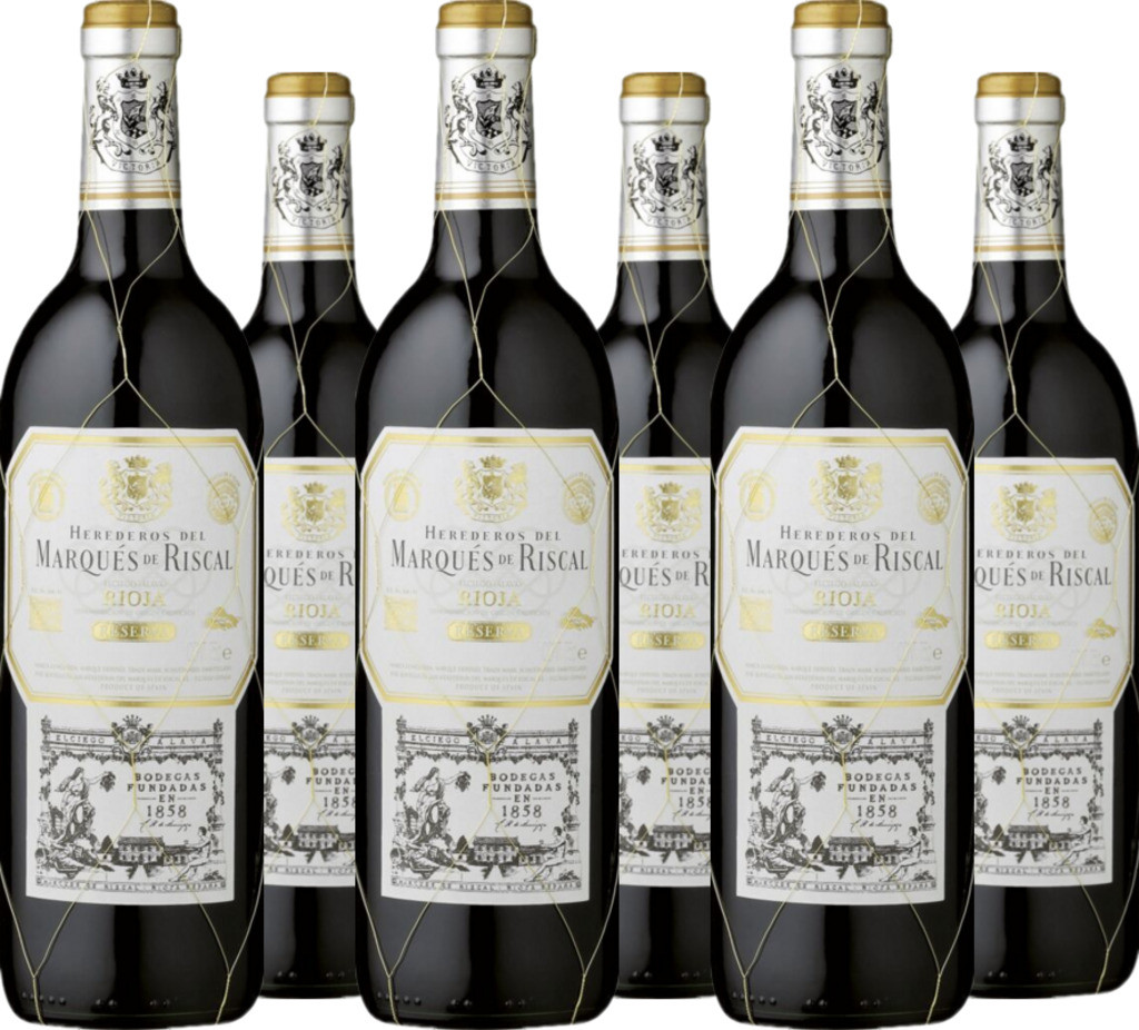 6er Vorteilspaket Marqués de Riscal Reserva Rioja DOCa