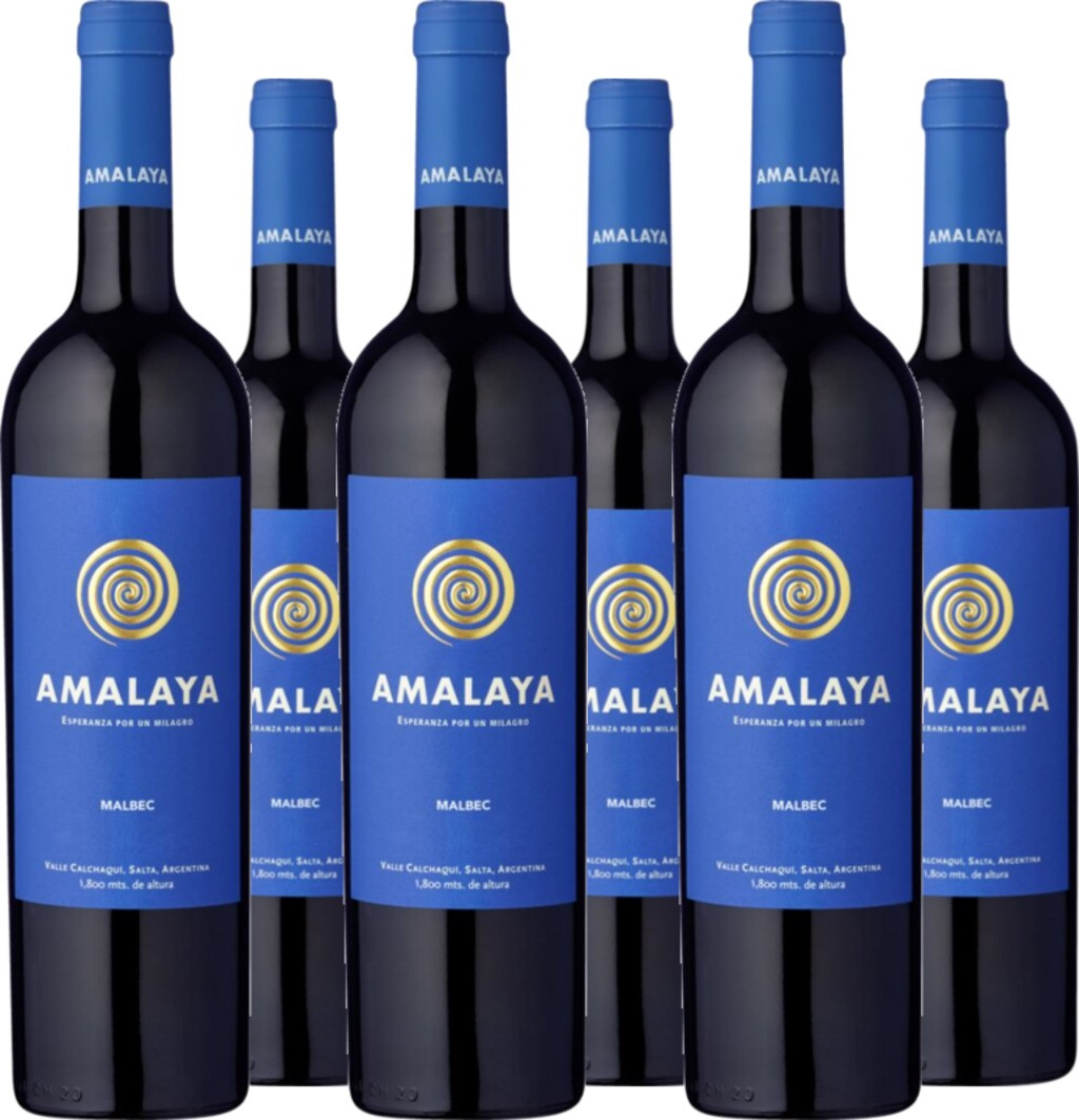 6er Vorteilspaket Amalaya tinto Valle Calchaquí Salta