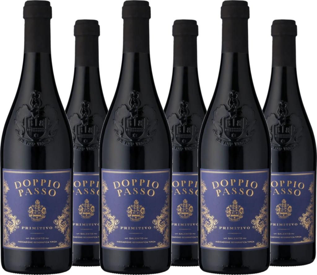 6er Vorteilspaket Doppio Passo Primitivo Salento IGT
