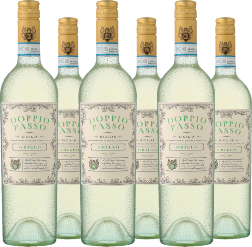 6er Vorteilspaket Doppio Passo Grillo DOC Sicilia