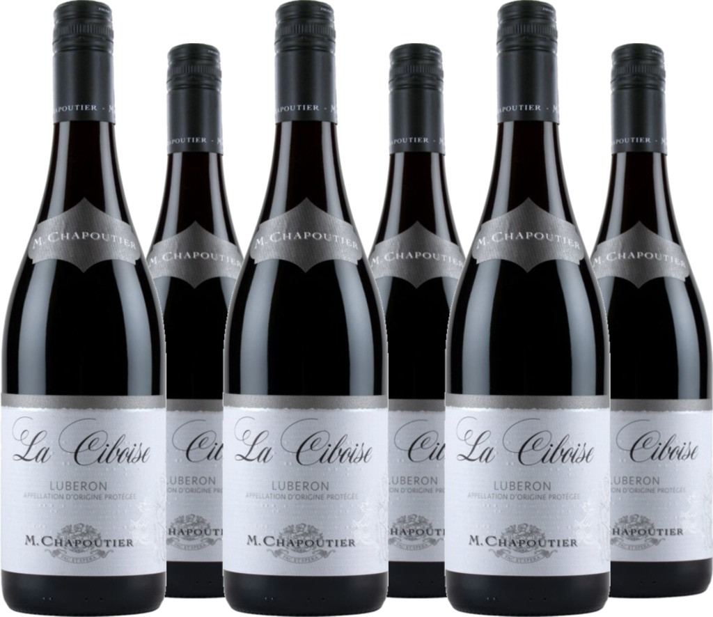 6er Vorteilspaket M. Chapoutier La Ciboise rouge Lubéron AOC