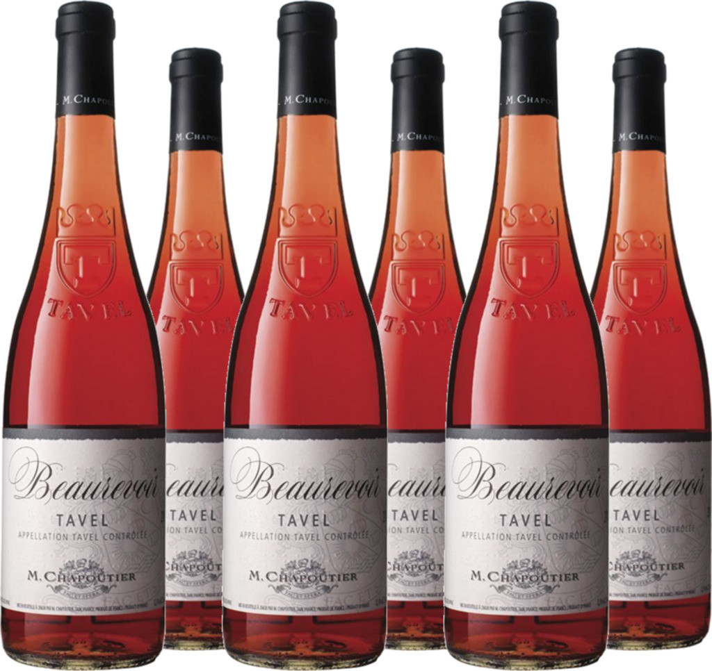 6er Vorteilspaket M. Chapoutier Beaurevoir Tavel AOC