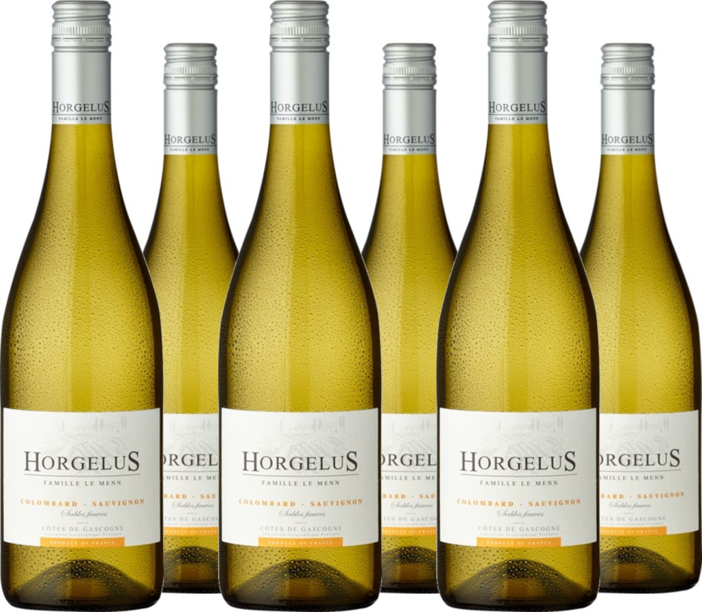 6er Vorteilspaket Horgelus Blanc Côtes de Gascogne IGP