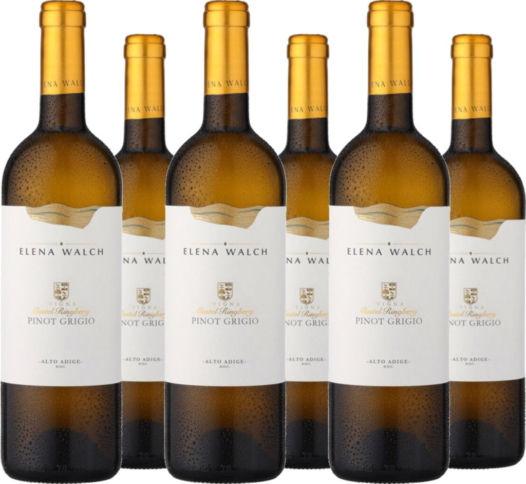 6er Vorteilspaket Elena Walch Pinot Grigio Vigna Castel Ringberg Alto Adige DOC