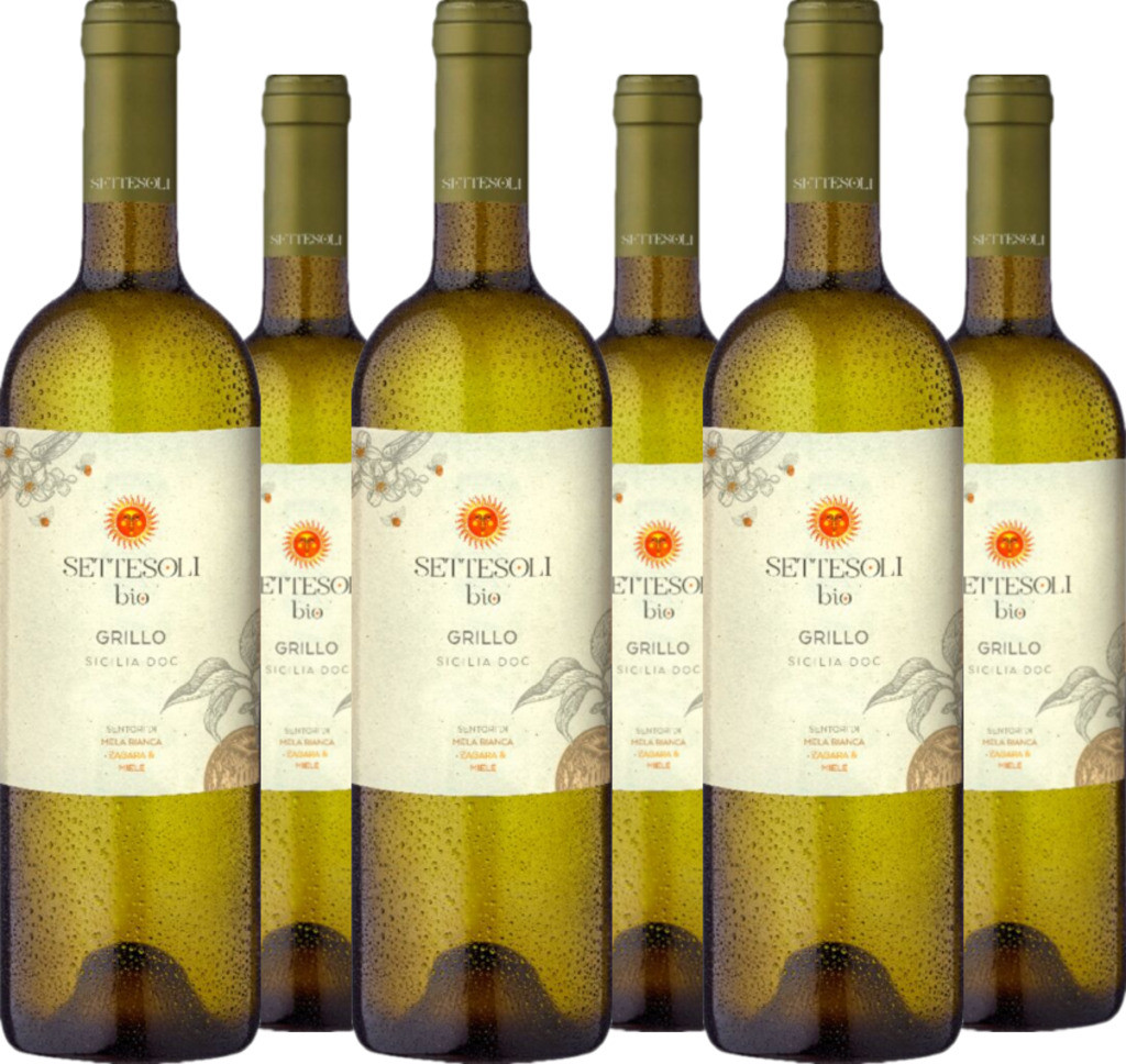 6er Vorteilspaket Settesoli Grillo DOC Sicilia