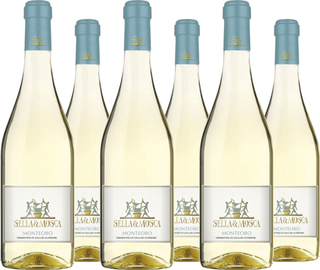 6er Vorteilspaket Sella & Mosca Monteoro Vermentino di Gallura DOCG Superiore