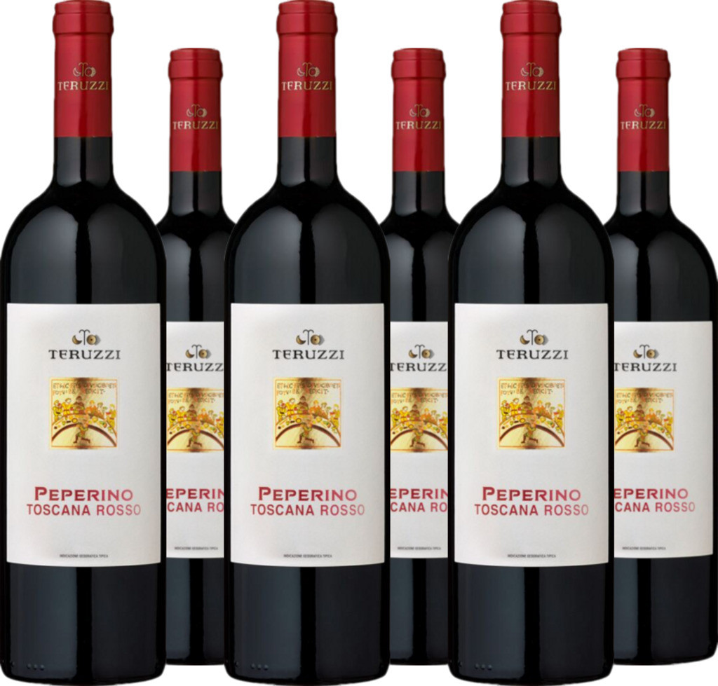 6er Vorteilspaket Peperino Toscana IGT