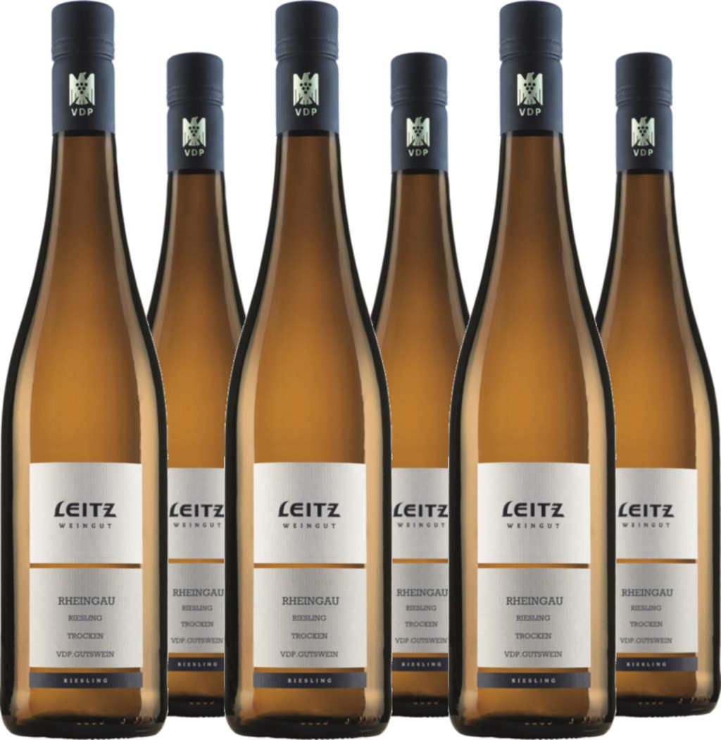 6er Vorteilspaket Leitz Riesling trocken VDP Gutswein