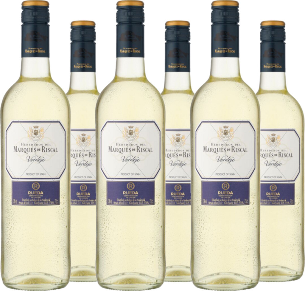 6er Vorteilspaket Marqués de Riscal Blanco Rueda DO