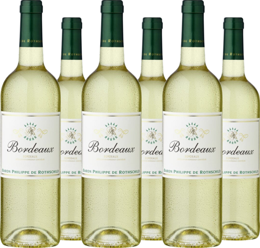 6er Vorteilspaket Bordeaux Blanc AOC