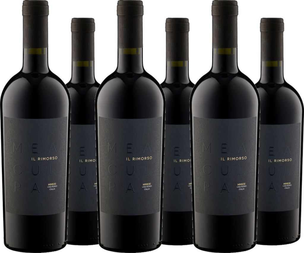 6er Vorteilspaket Mea Culpa Vino Rosso Il Rimorso