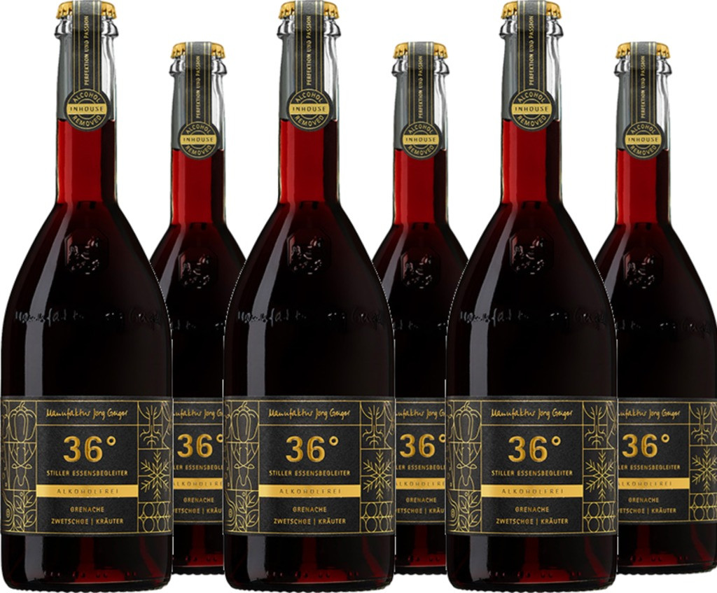 6er Vorteilspaket 36 Grad - Grenache Zwetschge Kräuter
