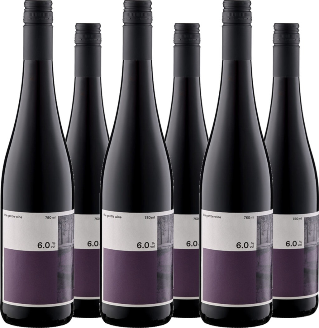 6er Vorteilspaket the gentle - Rot - 6,0 % alc.
