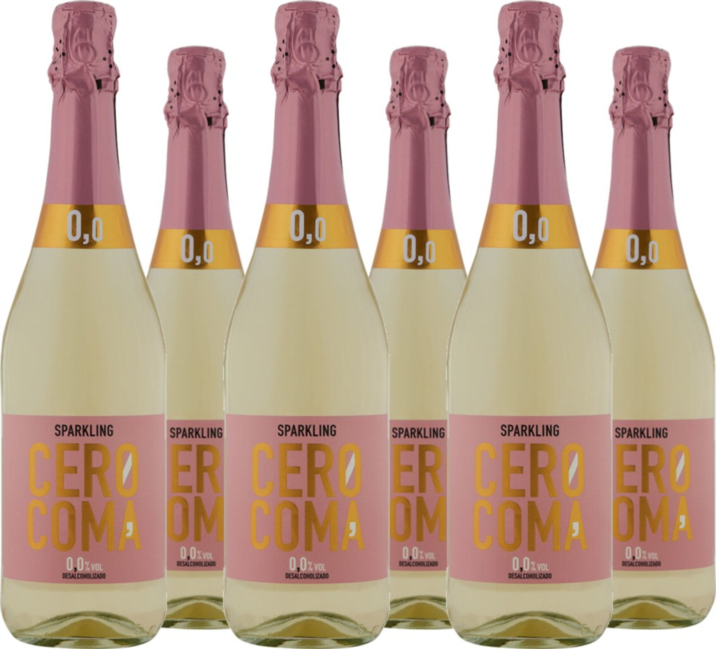 6er Vorteilspaket Cero Coma Sparkling - alkoholfrei