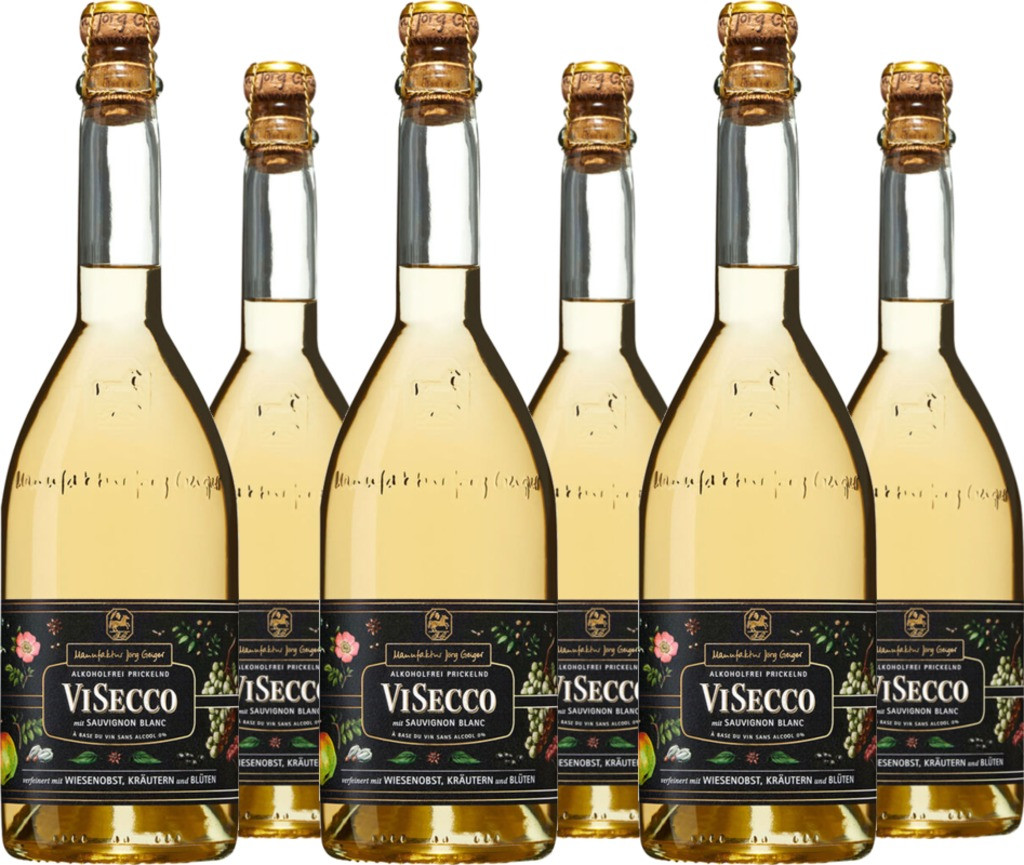 6er Vorteilspaket VISECCO mit Sauvignon Blanc - alkoholfrei