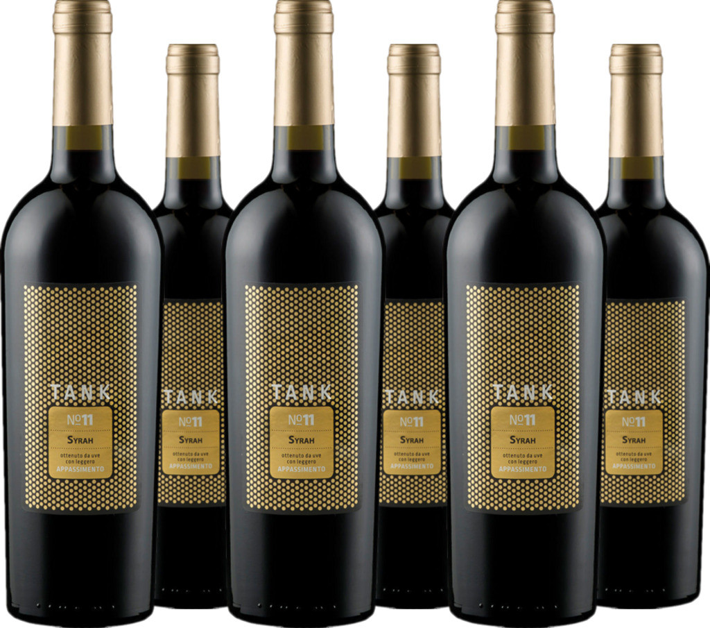 6er Vorteilspaket TANK 11 Syrah IGT Appassimento