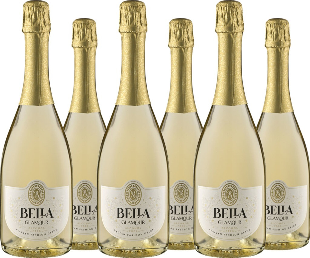 6er Vorteilspaket Bella Glamour Bianco 0,00% - alkoholfrei