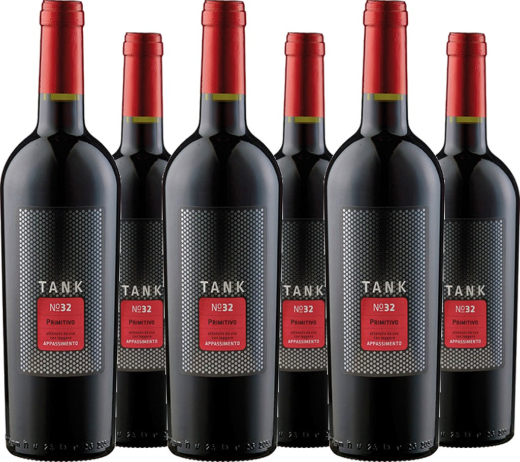 6er Vorteilspaket TANK 32 Primitivo IGT Appassimento
