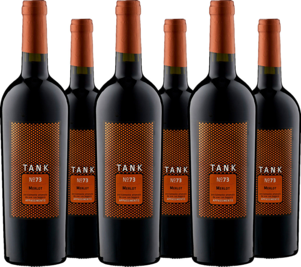6er Vorteilspaket TANK 73 Merlot IGT Veneto Appassimento