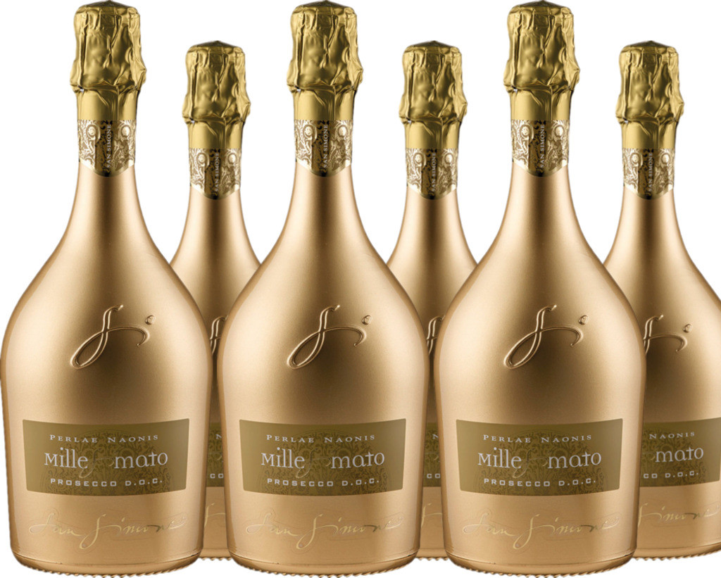 6er Vorteilspaket Millesimato Prosecco Spumante Brut DOC - Gold