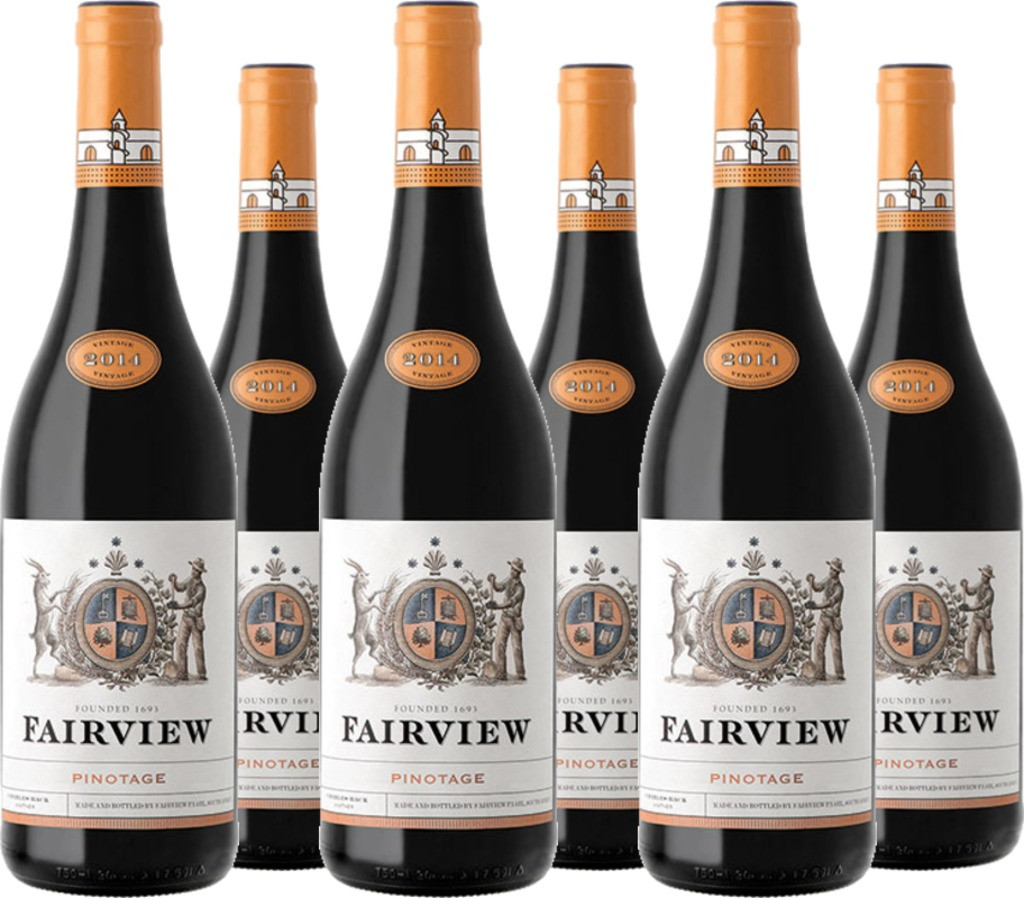 6er Vorteilspaket Fairview Wines Estate Pinotage