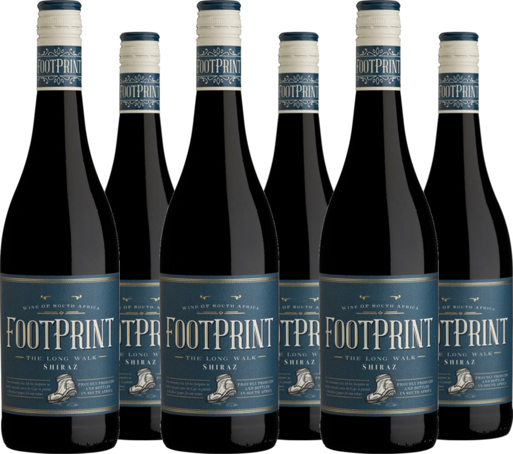 6er Vorteilspaket Footprint Shiraz