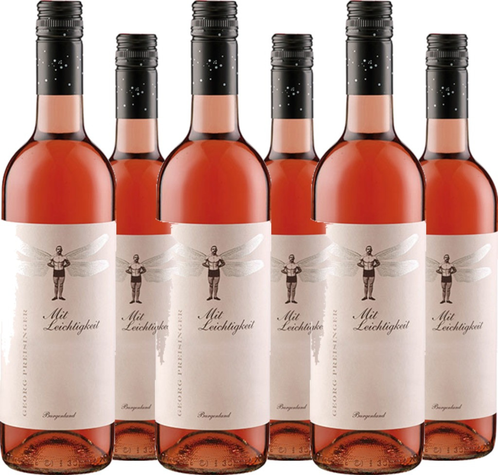 6er Vorteilspaket Mit Leichtigkeit Rosé QbA
