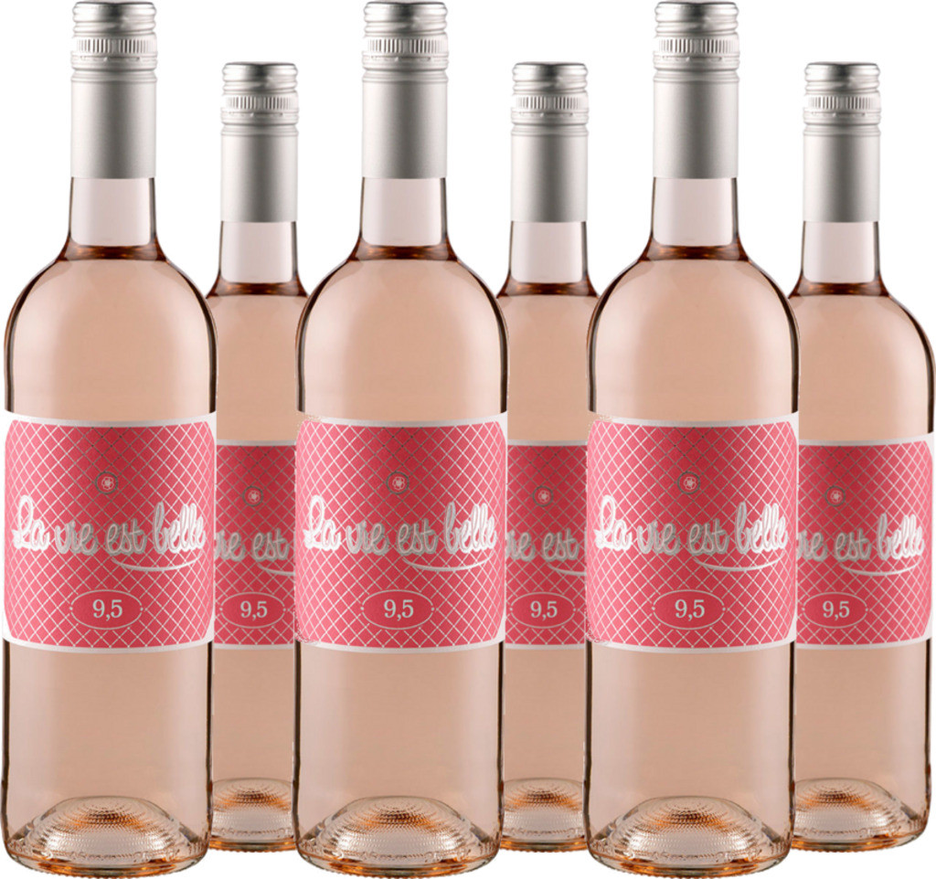 6er Vorteilspaket La vie est belle Rosé VdF