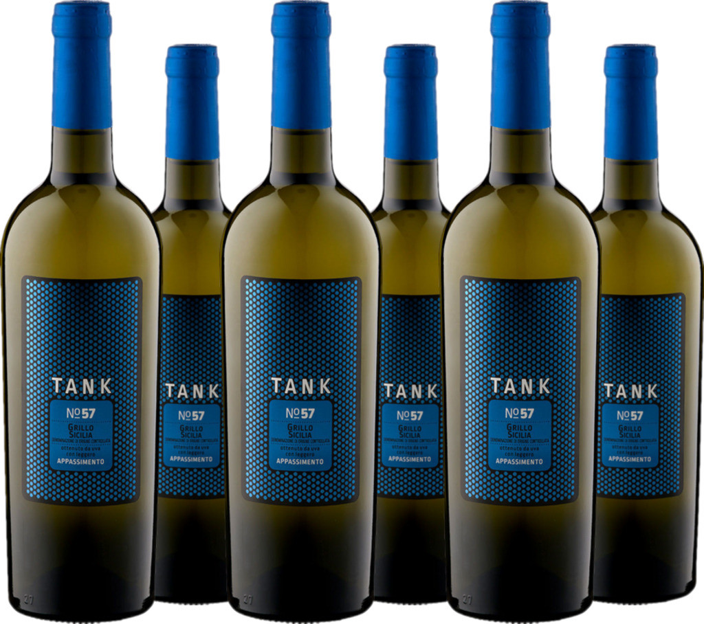 6er Vorteilspaket TANK 57 Grillo Sicilia DOC Appassimento