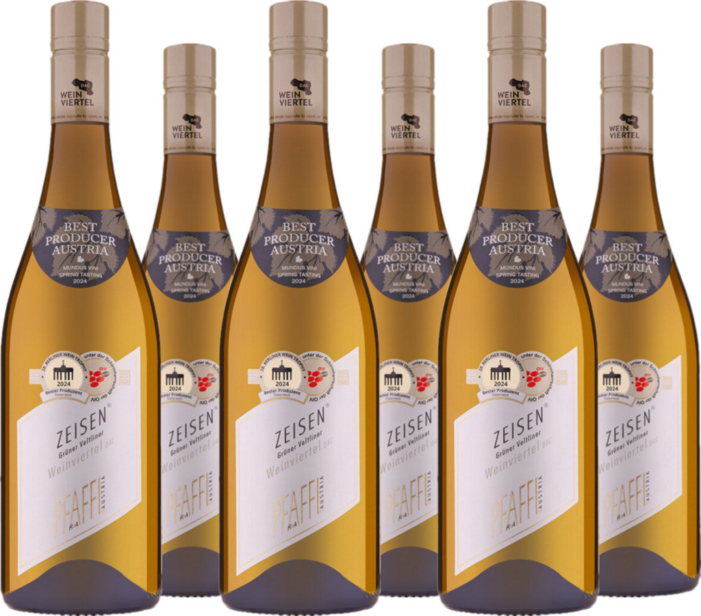 6er Vorteilspaket Zeisen - Grüner Veltliner Weinviertel DAC