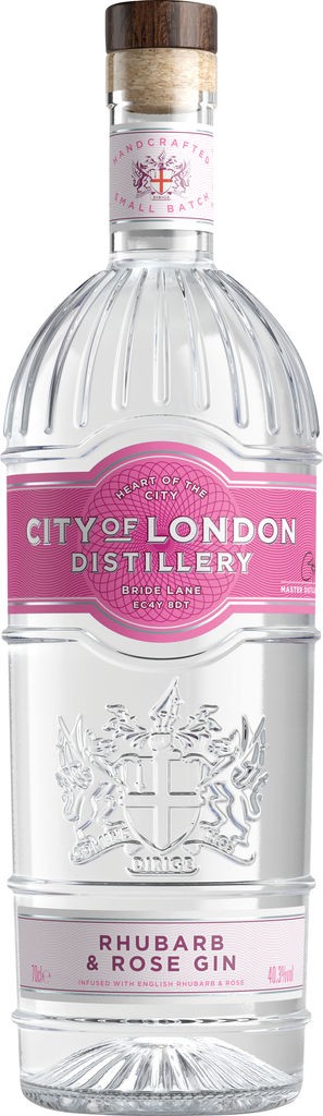 City of London Rhub.&Rose Gin 0,7l  Halewood 