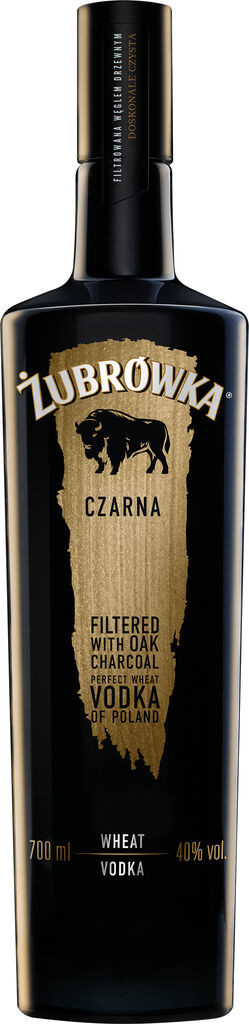 Żubrówka Czarna  Vodka  Zubrowka 