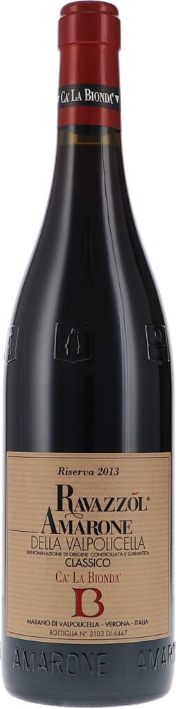 Ravazzol Amarone della Valpolicella Riserva DOCG 2013 Cà la Bionda Veneto