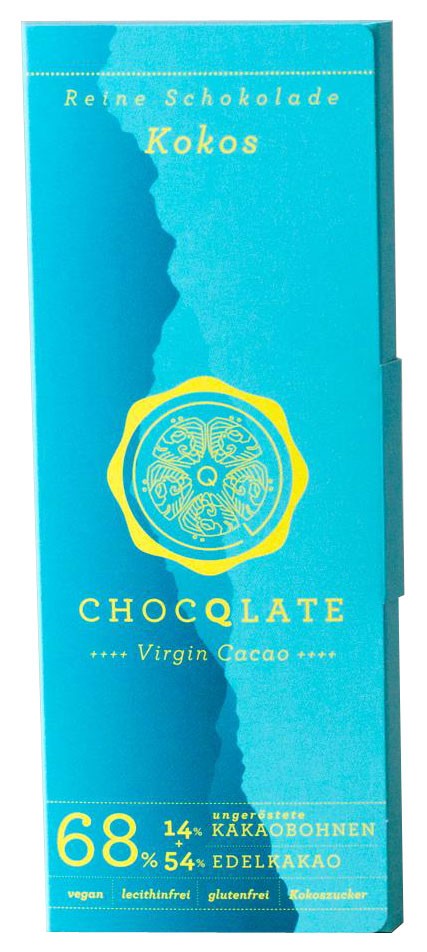 Virgin Cacao Schokolade – Kokos Chocqlate 