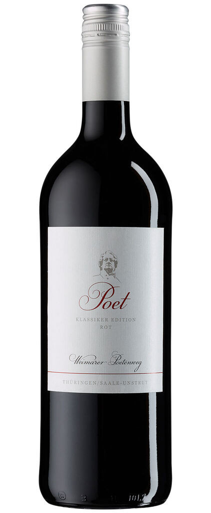 Weimarer Poetenweg Poet Rot (1,0l) Werkstück Weimar Saale-Unstrut