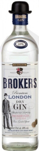 Brokers dry Gin 40% vol. Premium London Dry Gin Brokers 