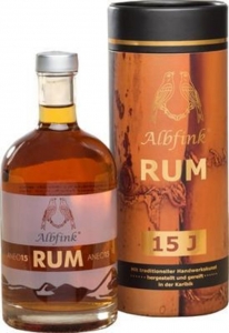 Albfink Rum Aneo 15 46% vol Karibischer Rum  finch Whiskydestillerie 