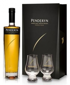 GP Penderyn Madeira + 2 Gläser 46% vol Single Malt Welsh Whisky  Penderyn 