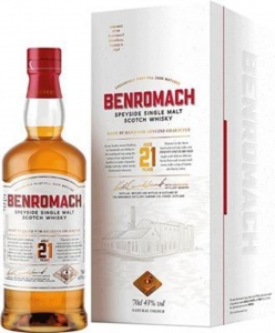 Benromach 21 years old 43% vol Speyside Single Malt Scotch Whisky  Benromach Distillery 