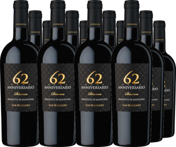 12er Vorteilspaket 62 Anniversario Primitivo di Manduria Riserva DOC