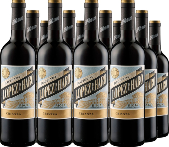 Bodega Classica 12er Vorteilspaket Hacienda López de Haro Crianza DOCa