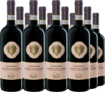 12er Vorteilspaket Villa Poggio Salvi 'Caspagnolo' Chianti Colli Senesi DOCG