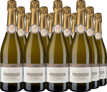 12er Vorteilspaket Prosecco Spumante extra  Brut Treviso DOC Bertoldi