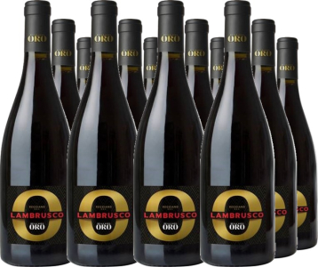 12er Vorteilspaket Lambrusco Reggiano DOC Bella Aura Oro