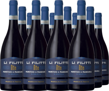 12er Vorteilspaket Li Filitti Primitivo di Manduria DOP Riserva