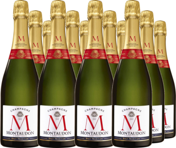 12er Vorteilspaket Champagne Montaudon Brut Reims - Champagne
