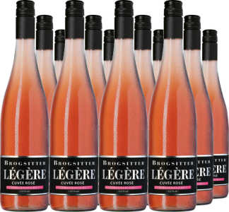 12er Vorteilspaket "Légère" - Cuvée Rosé entalkoholisierter Wein Brogsitter