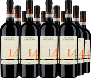 12er Vorteilspaket Primitivo di Manduria DOC 14 Contessa Marina