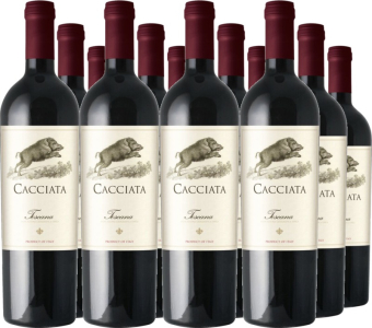 12er Vorteilspaket Toscana Rosso IGT Cacciata