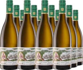12er Vorteilspaket Pinot Blanc Ruwer QbA trocken Maximin Grünhaus - Familie Schubert